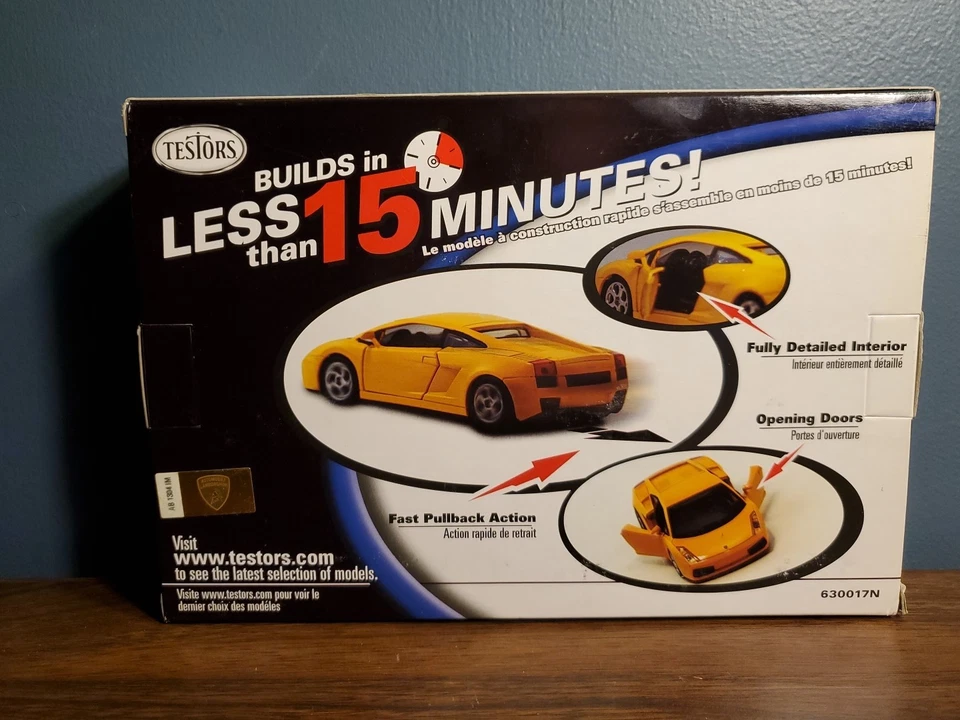 Testors Lamborghini Gallardo Metal Model Metal Kit 1:32 Scale 2009 New In Box! - Image 2 of 4