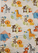 Safari Jungle Animal Multi-Purpose Blanket Multicolor Nursery Unisex