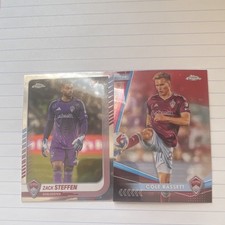 2025 Topps Chrome Colorado Rapids LOT MLS Soccer Cards Zack Steffen Bassett