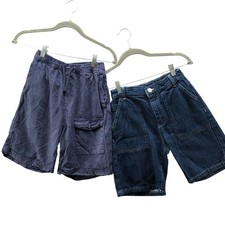 Zara Kids Size 10-12 Shorts BUNDLE Bermuda Denim Linen Blend Cargo Summer