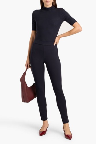Theory Shawn Luxe Ponte Pants Black Womens XL