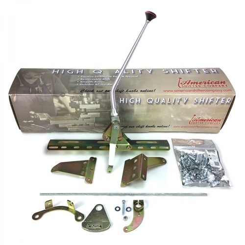 Push Button Transmission Shifter Kit w/ 16 Chrome Arm for Ford C4 - Picture 2 of 21