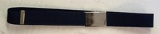 Military Mens FABRIC BELTS WITH NICKLE BUCKLE Navy