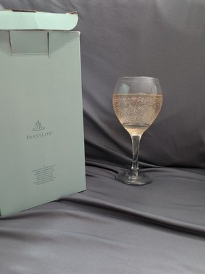 Partylite Champagner Traum Duftglas Ilumina Teelichthalter 