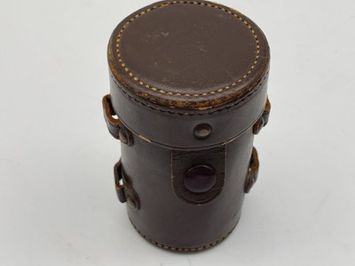 Leica Leitz New York Brown Leather  Lens Case (3.5'' x 1.75'')