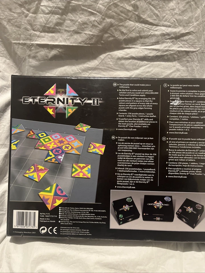 Eternity II Christian Moncton Puzzle 2007 By Tomy - image 2 of 3