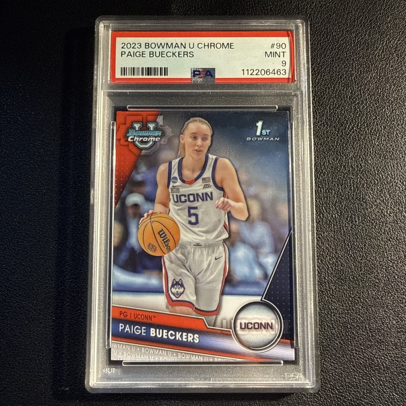 2023 Bowman U Chrome Paige Bueckers 1st Bowman #90 PSA 9 Mint Rookie RC UCONN