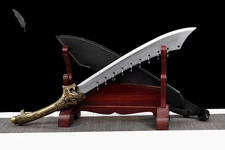 Tang Hengdao Nine Rings Bull Tail Hand Forged Cold Weapon Collection