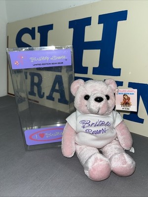 1999 Rare Bears BRITNEY SPEARS Limited Edition Bean Bear #1