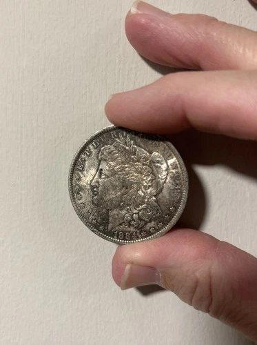 New Listing1884 $1 Morgan Silver Dollar Beautiful Tone, Unpolished Free Shipping 📦🚀￼