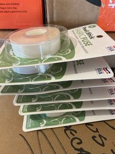 Bezpiecznik tkaninowy Peel N Stick 5/8" X 20 stóp rolka, nowy, zmywalny, bez szycia, 8 ROLEK