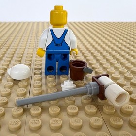 LEGO Creator, Pet Shop: Painter, ROLLER, BUCKET, PAINT, twn138, 10218, 2011
