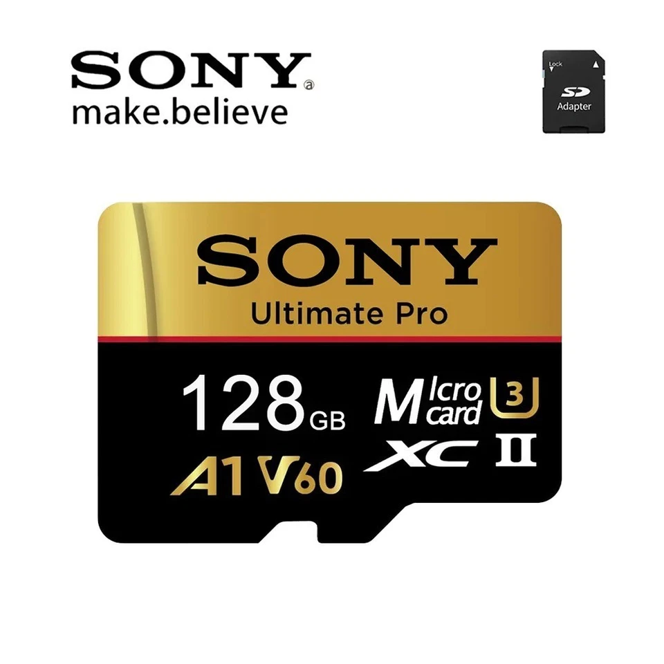 SONY Micro SD Card 2TB 512GB 256GB 128GB TF Memory Card Extreme 1TB U3 4K High - Image 3 of 4
