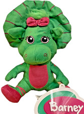 Barney And Friends 7  Baby Bop Green Dinosaur Plush Toy Children Boys Kids NEW