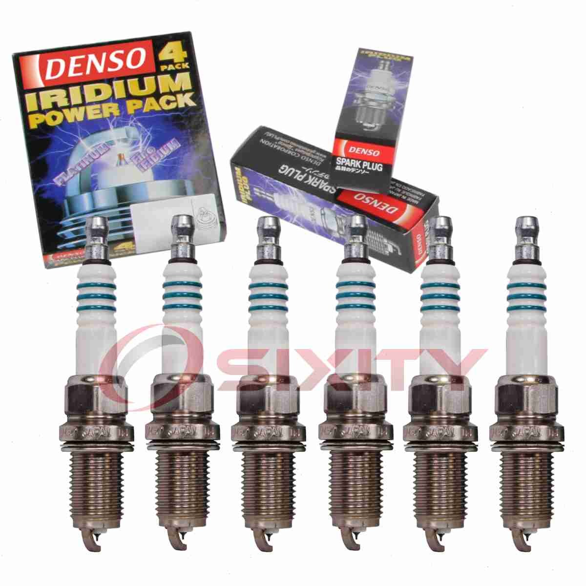 6 pc Denso Iridium Power Spark Plugs for 1996-2001 Infiniti I30 3.0L V6 ra