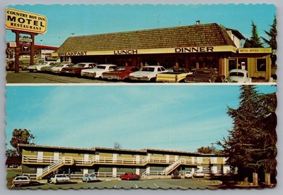Country Boy Inn Motel Auburn CA Photochrome Postcard 6x4