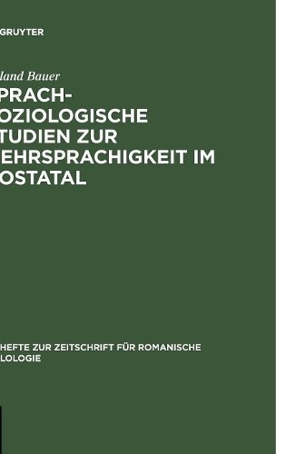 Sprachsoziologische Studien Zur Mehrsprachigkeit Im Aostatal ... - 9783484522961