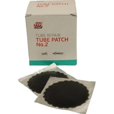 REMA TIP TOP B-2 1.75" Black Edge Tube Patch Box of 30 - Round Tire Repair