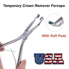 1Pc Dental Crown Remover Pliers Temporary Teeth Crown Remover Ortho Forceps USA