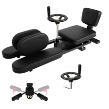 Hip Leg Stretcher Stretching Equipment Hip Machine Adjustable 0-180° Black