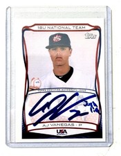 2010 Topps USA Baseball Team - Autographs A.J. Vanegas #A-1 (AU, RC)