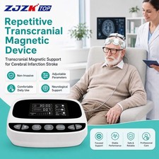 Transcranial Magnetic Device T.M.S Head Coil Relaxation Focus Sleep Mood Support