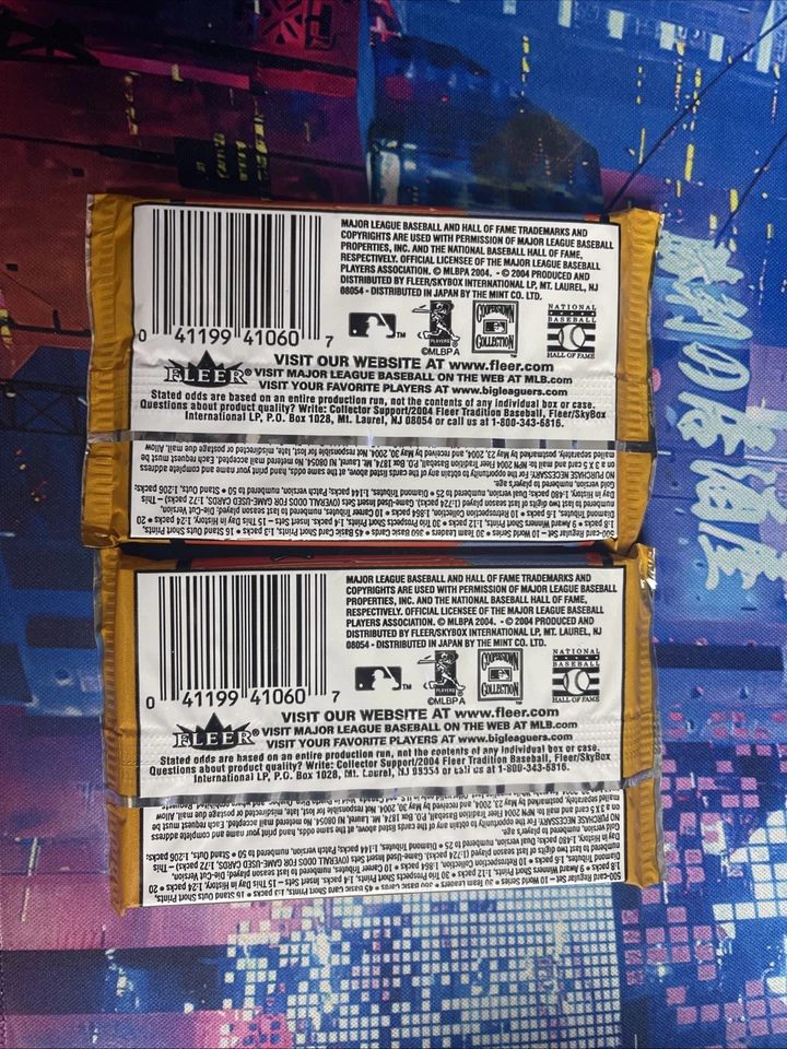 2 SEALED FLEER TRADITION 2004 MLB PACK!! - Image 3 of 4