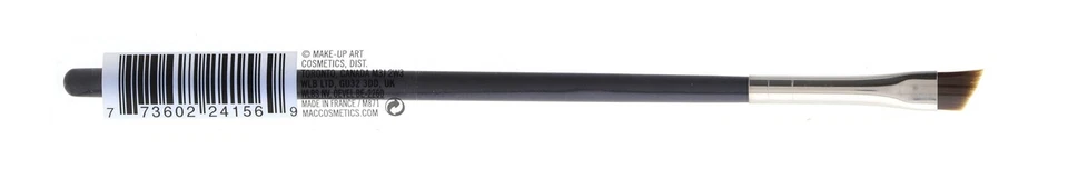 Black Flat Angled Eyeliner Brush For Precise Eye Makeup Shading And Lining - Image 2 of 4