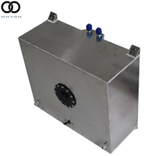 20 Gallon Race Drift Fuel Cell Tank Level Sender Light Weight Polished Aluminum