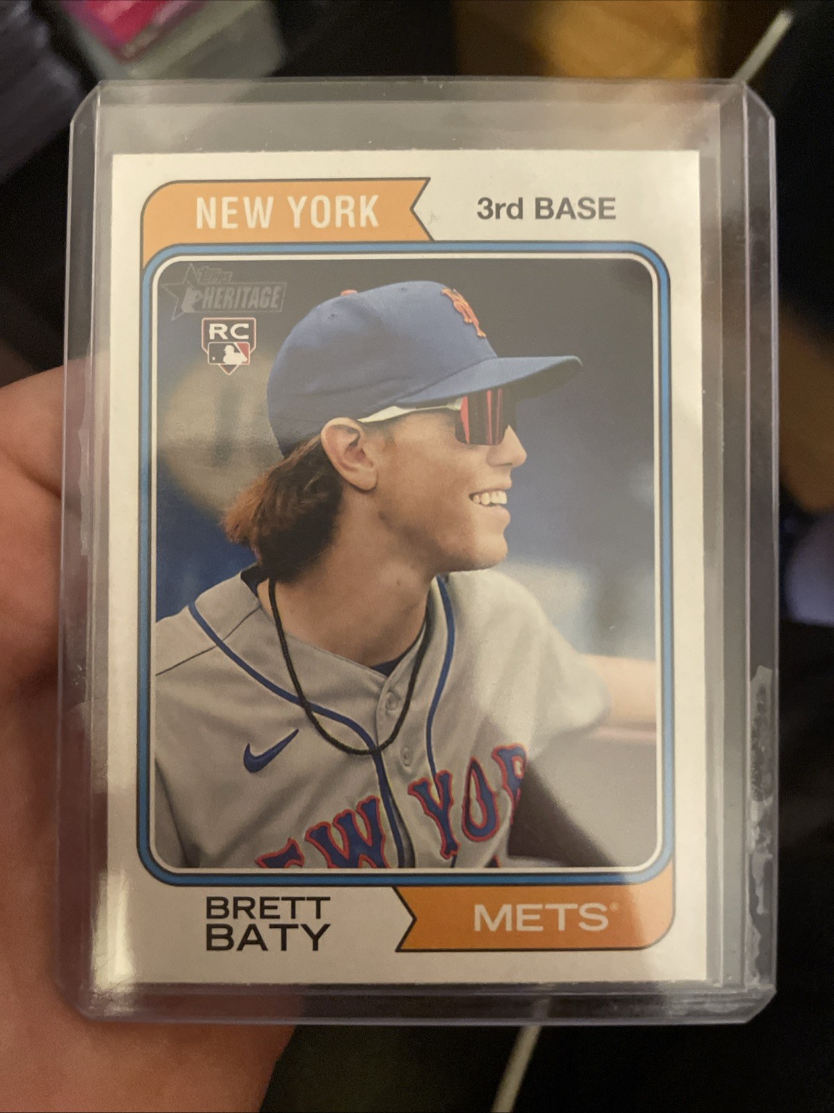 2023 Topps Heritage - Name Position Swap Variation Brett Baty #265 (RC)