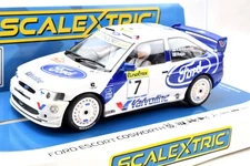 Scalextric "Valvoline" Ford Escort Cosworth 4x4 W/ Lights 1/32 Slot Car - C4513