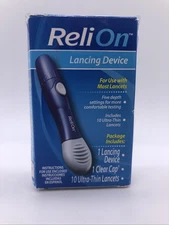 ReliOn Lancing Device with 10 Ultra Thin Lancets (damaged box) Ref. 189