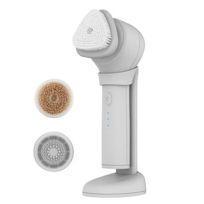 skn by conair Daily Glow Facial Cleansing Brush, All-in-One Facial Brush Include