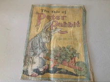 1920's Saalfield Muslin Book Tale of Peter Rabbit by Beatrix In very good condit