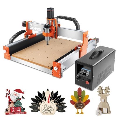 FoxAlien CNC Router Machine XE-PRO with Ball Screws, 400W Spindle