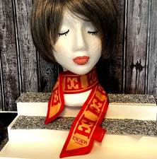 NEW Escada Scarf Neck Head Silk Long Narrow 34” Gift With Perfume FREE SHIP!