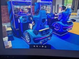 2 Linked cruisin blast motion seat arcade