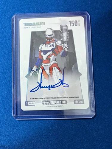 2024 Bo Jackson Battle Arena THURMANATOR THURMAN THOMAS On Card Auto
