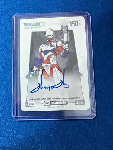 2024 Bo Jackson Battle Arena THURMANATOR THURMAN THOMAS On Card Auto