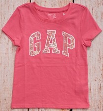 Girls Sz XS 4-5 Top Sequin Logo NWT GAPKids Pink - 338990 7ah11 