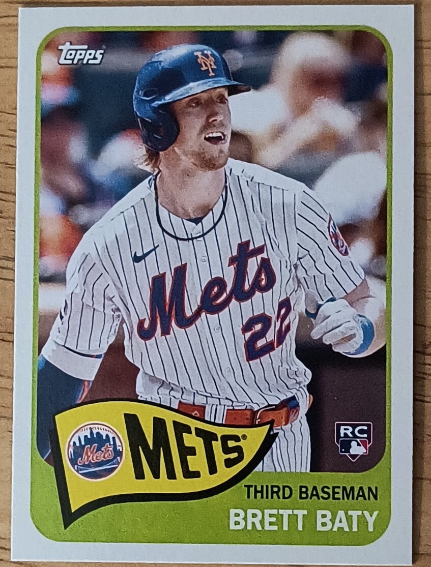2023 Topps Archives #170 Brett Baty New York Mets RC