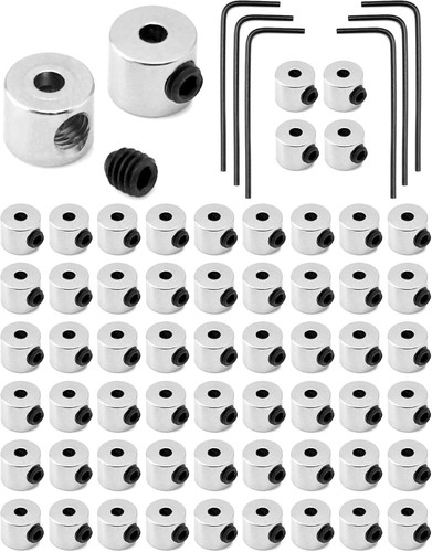 60 Stück Pin Keeper, Pin Verschluss für Schmuck Brosche 6 x 5 mm