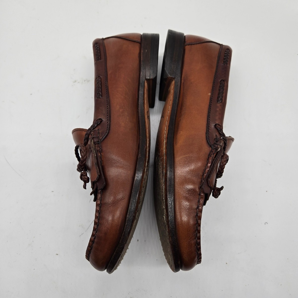 Allen Edmonds Woodstock Mens Size 10 D Brown Leather Kiltie  display picture 2