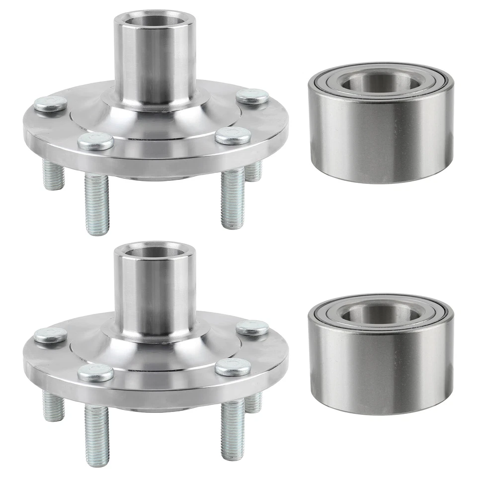 Par (2) Conjunto de buje y cojinete de rueda delantera para Mazda 5 2006-2010 con ABS Foto 2 de 4