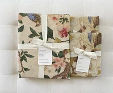 Pottery Barn NOLA SONGBIRD Full Queen & Two Standard Shams Multi NWT