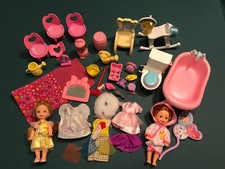 MATTEL Barbie Kelly Dolls w/Clothing Accessories Mixed Lot Flaws