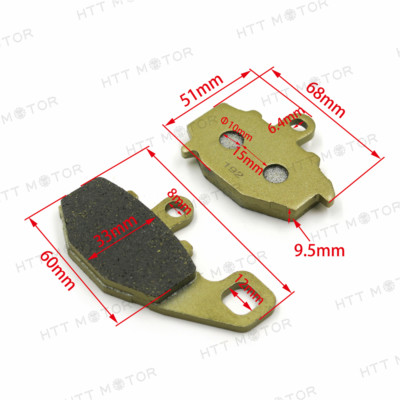 HTTMT Disc Brake Pad Set For KAWASAKI ROAD BIKE ZX 6R Rear-FA192
