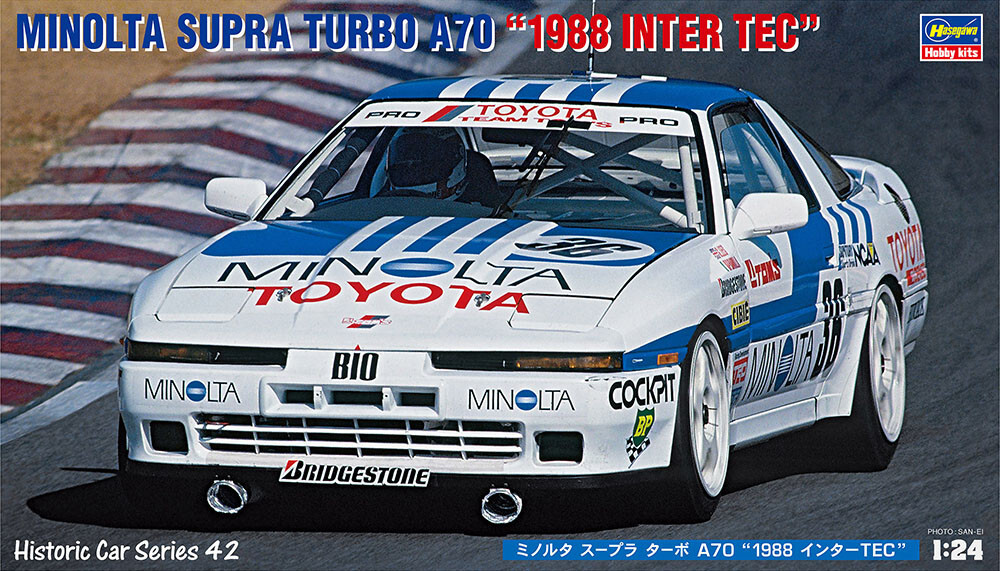 Hasegawa 1/24 1988 TOYOTA SUPRA A70 Minolta Plastic Model kit | eBay