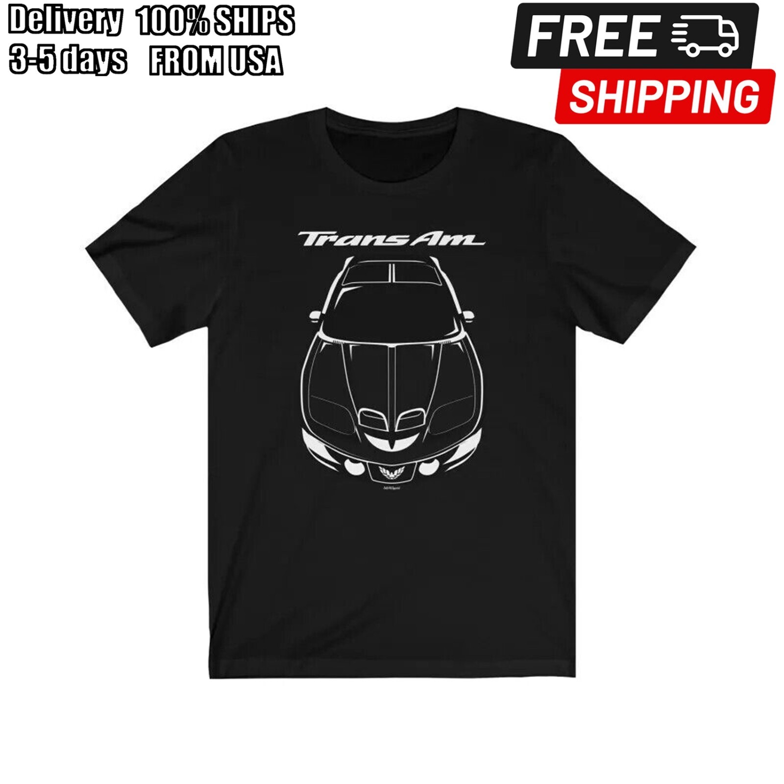 PONTIAC FIREBIRD TRANS AM 4TH GEN 1998-2002 - MULTI-COLOR T-SHIRT - WS6 SHIRT