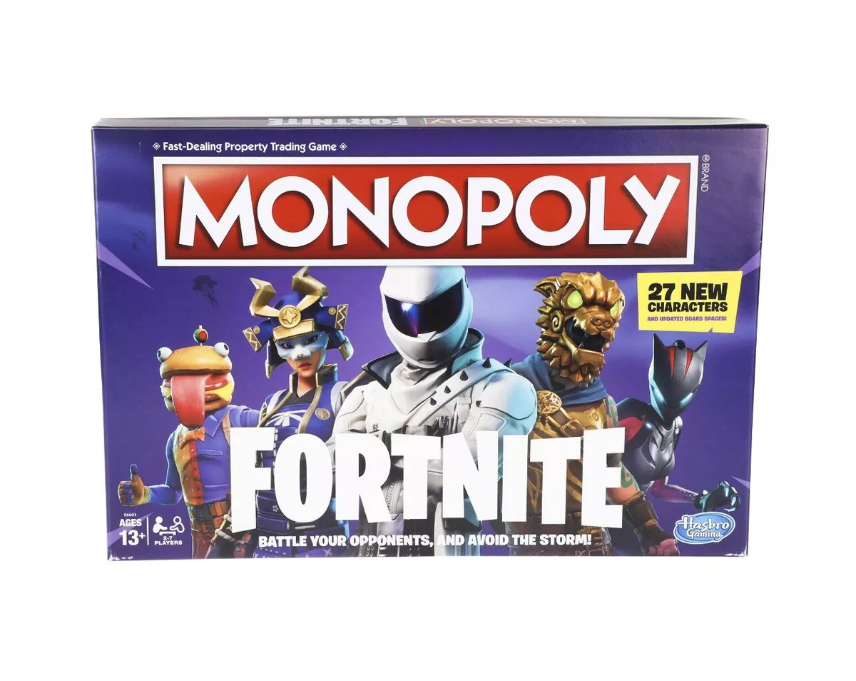 Monopoly FORTNITE EDITION Board Game * BRAND NEW SEALED * 27 New Characters